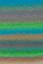 Load image into Gallery viewer, Wave pattern scarf Intermediate knitting kit