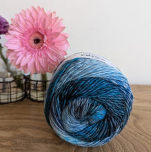 Load image into Gallery viewer, Multi coloured ribbed cowl knitting kit