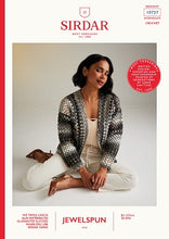 Load image into Gallery viewer, Sirdar Jewelspun aran Granny stitch cardigan crochet kit 10727