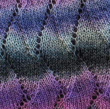 Load image into Gallery viewer, Wave pattern scarf Intermediate knitting kit