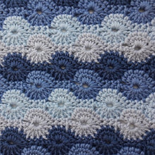 Load image into Gallery viewer, Knit One Kits Crochet cushion cover kit - colourway Waterfall