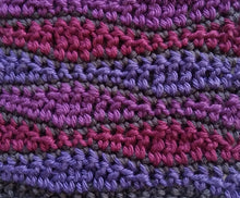 Load image into Gallery viewer, Wave stitch cotton cushion cover crochet kit