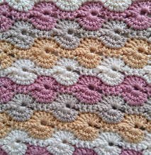 Load image into Gallery viewer, Catherine wheel stitch cushion cover crochet kit - 30cm size