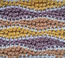 Load image into Gallery viewer, Wave stitch cotton cushion cover crochet kit