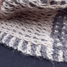 Load image into Gallery viewer, detail of the mock brioche cowl