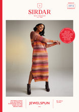 Load image into Gallery viewer, Sirdar 10712 Jewelspun Aran Dress Knitting Pattern [Digital Download]