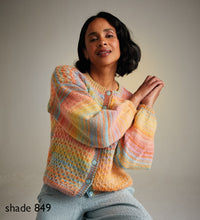 Load image into Gallery viewer, Sirdar 10716 Jewelspun Aran Cardigan Knitting Pattern [Digital Download]