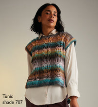 Load image into Gallery viewer, Sirdar 10717 Jewelspun Aran Cable Tank Knitting Pattern [Digital Download]