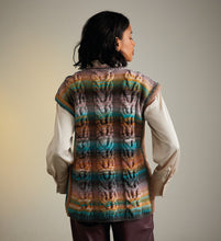 Load image into Gallery viewer, Sirdar 10717 Jewelspun Aran Cable Tank Knitting Pattern [Digital Download]