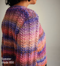 Load image into Gallery viewer, Sirdar 10719 Jewelspun Aran Bell Sleeve Sweater Knitting Pattern [Digital Download]