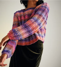 Load image into Gallery viewer, Sirdar 10719 Jewelspun Aran Bell Sleeve Sweater Knitting Pattern [Digital Download]