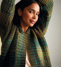 Load image into Gallery viewer, Sirdar 10720 Jewelspun Aran Textured Cardigan Knitting Pattern [Digital Download]
