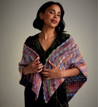 Load image into Gallery viewer, Sirdar 10722 Jewelspun Aran Crochet Shawl Pattern [Digital Download]
