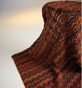 Sirdar 10723 Jewelspun Aran Knitted Blanket Pattern [Digital Download]