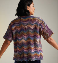 Load image into Gallery viewer, Sirdar 10725 Jewelspun Aran Crocheted Cardigan Pattern [Digital Download]