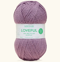 Load image into Gallery viewer, Sirdar 10768 Loveful 100% Recycled Acrylic Double Knit Cardigan Knitting Pattern [Digital Download]
