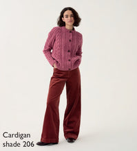Load image into Gallery viewer, Sirdar 10777 Loveful 100% Recycled Tweed Double Knit Cabled Cardigan Knitting Pattern [Digital Download]