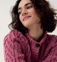 Load image into Gallery viewer, Sirdar 10777 Loveful 100% Recycled Tweed Double Knit Cabled Cardigan Knitting Pattern [Digital Download]