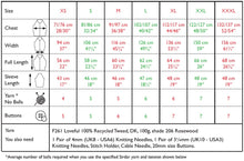 Load image into Gallery viewer, Sirdar 10777 Loveful 100% Recycled Tweed Double Knit Cabled Cardigan Knitting Pattern [Digital Download]