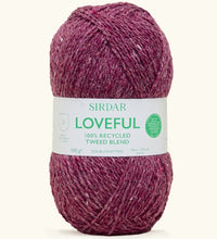 Load image into Gallery viewer, Sirdar 10782 Loveful 100% Recycled Tweed Double Knit Cardigan Knitting Pattern [Digital Download]