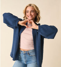 Load image into Gallery viewer, Sirdar 10869 Stories Chunky Slouchy Cardigan Knitting Pattern [Digital Download]