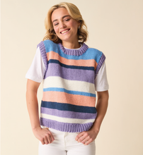Load image into Gallery viewer, Sirdar 10875 Stories Chunky Striped Tank Knitting Pattern [Digital Download]