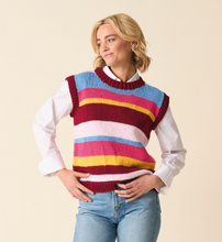 Load image into Gallery viewer, Sirdar 10875 Stories Chunky Striped Tank Knitting Pattern [Digital Download]