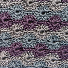 Load image into Gallery viewer, Catherine wheel stitch cushion cover crochet kit - 15% off until end of 20th October, applied at checkout