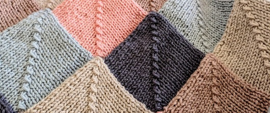 Domino blanket knitting kit (500g)- double kit
