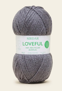 Sirdar 10767 Loveful 100% Recycled Acrylic Sweater Knitting Kit from