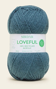 Sirdar 10767 Loveful 100% Recycled Acrylic Sweater Knitting Kit from