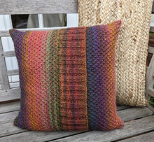 Load image into Gallery viewer, Textured stitch cushion cover knitting kit