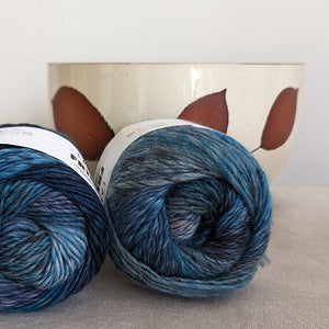 Multi coloured rib cowl knitting kit