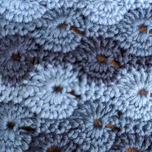 Catherine wheel stitch cushion cover crochet kit