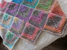 Load image into Gallery viewer, Domino Stitch Baby Buggy Blanket Knitting Kit in Lang Mille Colori 4 ply merino