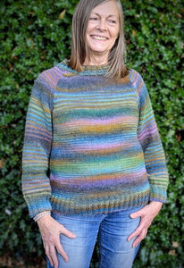 Raglan crew neck Knitting Kit