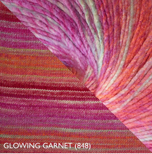 Load image into Gallery viewer, Garter stitch domino blanket knitting kit in Sirdar Jewelspun