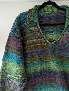 Sirdar Jewelspun sweater knitting pattern 10718 - printed copy