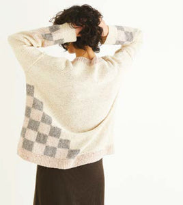 Sirdar 10302 Haworth Tweed Double Knit Intarsia Detail Cardigan Knitting Pattern [Digital Download]
