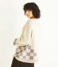 Load image into Gallery viewer, Sirdar 10302 Haworth Tweed Double Knit Intarsia Detail Cardigan Knitting Pattern [Digital Download]