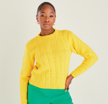 Load image into Gallery viewer, Sirdar 10591 Hayfield Bonus DK Stitch Detail Crew Neck Knitting Pattern [Digital Download]