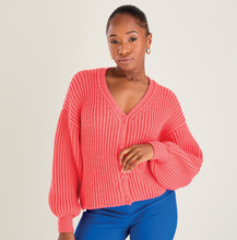 Load image into Gallery viewer, Sirdar 10594 Hayfield Bonus DK Ribbed Cardigan Knitting Pattern [Digital Download]