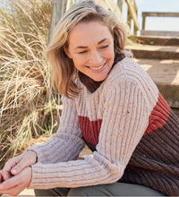 Load image into Gallery viewer, Sirdar 10698 Haworth Tweed Double Knit Sweater Knitting Pattern [Digital Download]