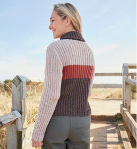 Sirdar 10698 Haworth Tweed Double Knit Sweater Knitting Pattern [Digital Download]