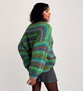 Sirdar 10800 Jewelspun Chunky Fishermans Rib Sweater Knitting Pattern [Digital Download]