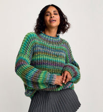 Load image into Gallery viewer, Sirdar 10800 Jewelspun Chunky Fishermans Rib Sweater Knitting Pattern [Digital Download]