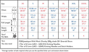 Sirdar 10800 Jewelspun Chunky Fishermans Rib Sweater Knitting Pattern [Digital Download]