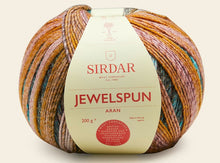 Load image into Gallery viewer, Sirdar Jewelspun aran cardigan crochetting kit 10725