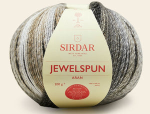 Sirdar Jewelspun aran cardigan crochetting kit 10725