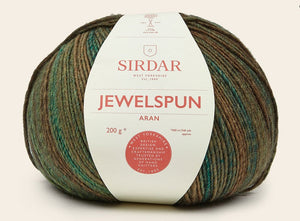 Sirdar Jewelspun aran cardigan crochetting kit 10725